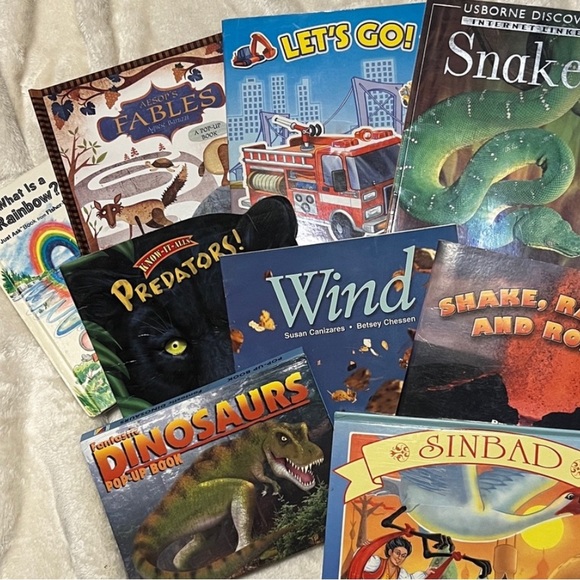 Other - 🚒 📚🦖 BUNDLE OF 10 CHILDRENS POP-UP - HARD COVER - PAPERBACK BOOKS Ages 3 & UP